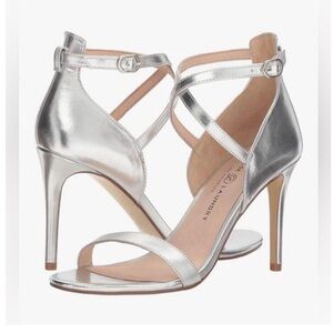 Chinese Laundry Sabrie Stiletto Heels 7 / 37.5 Silver Metallic